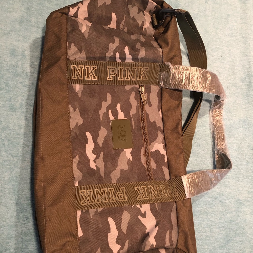 Camouflage duffel bag